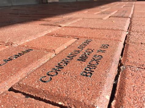 personalized brick pavers